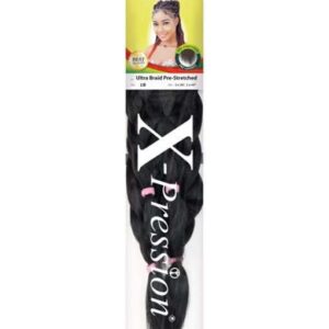 Lagos Braids prestretched plaiting hair extension 46''/42''